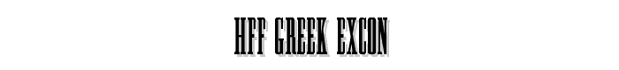 HFF Greek ExCon font